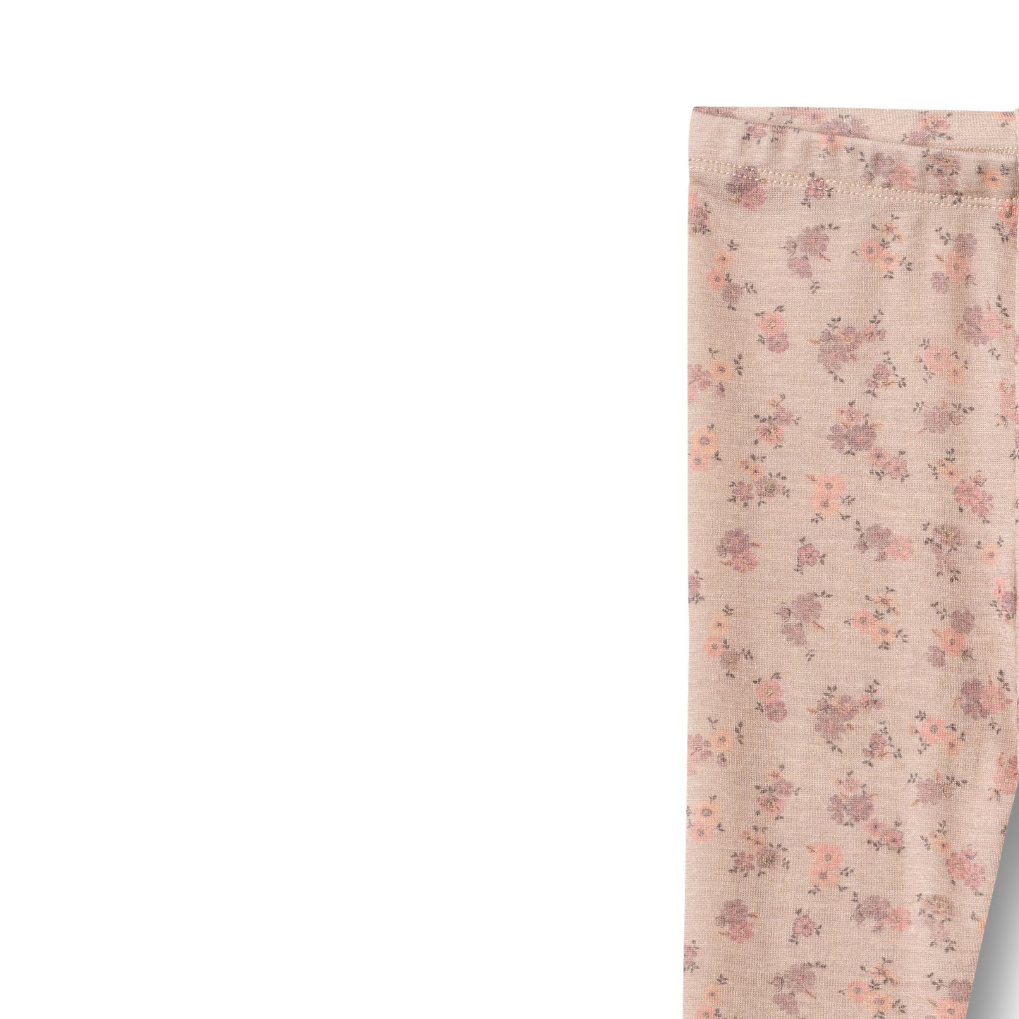 Wool Leggings Agi - Flowers