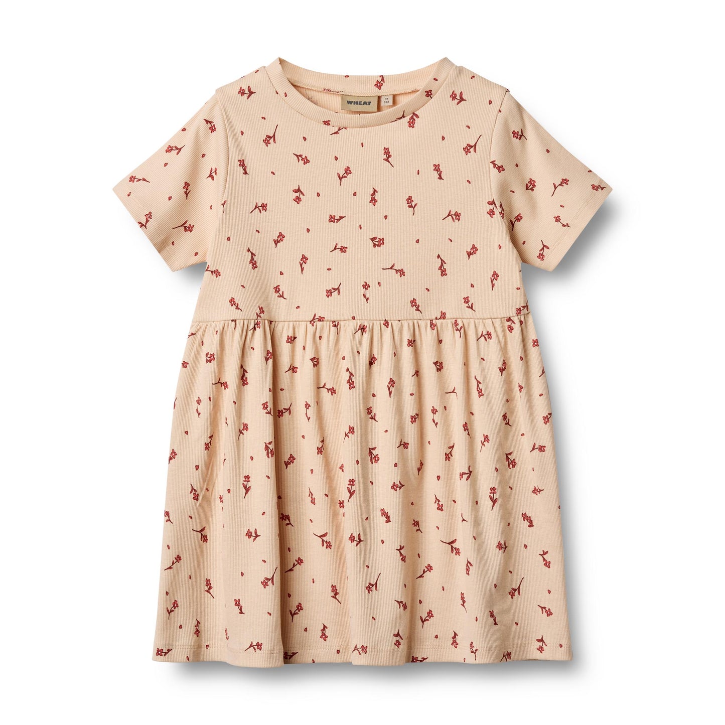 Rib Jersey Dress Anna - Flower