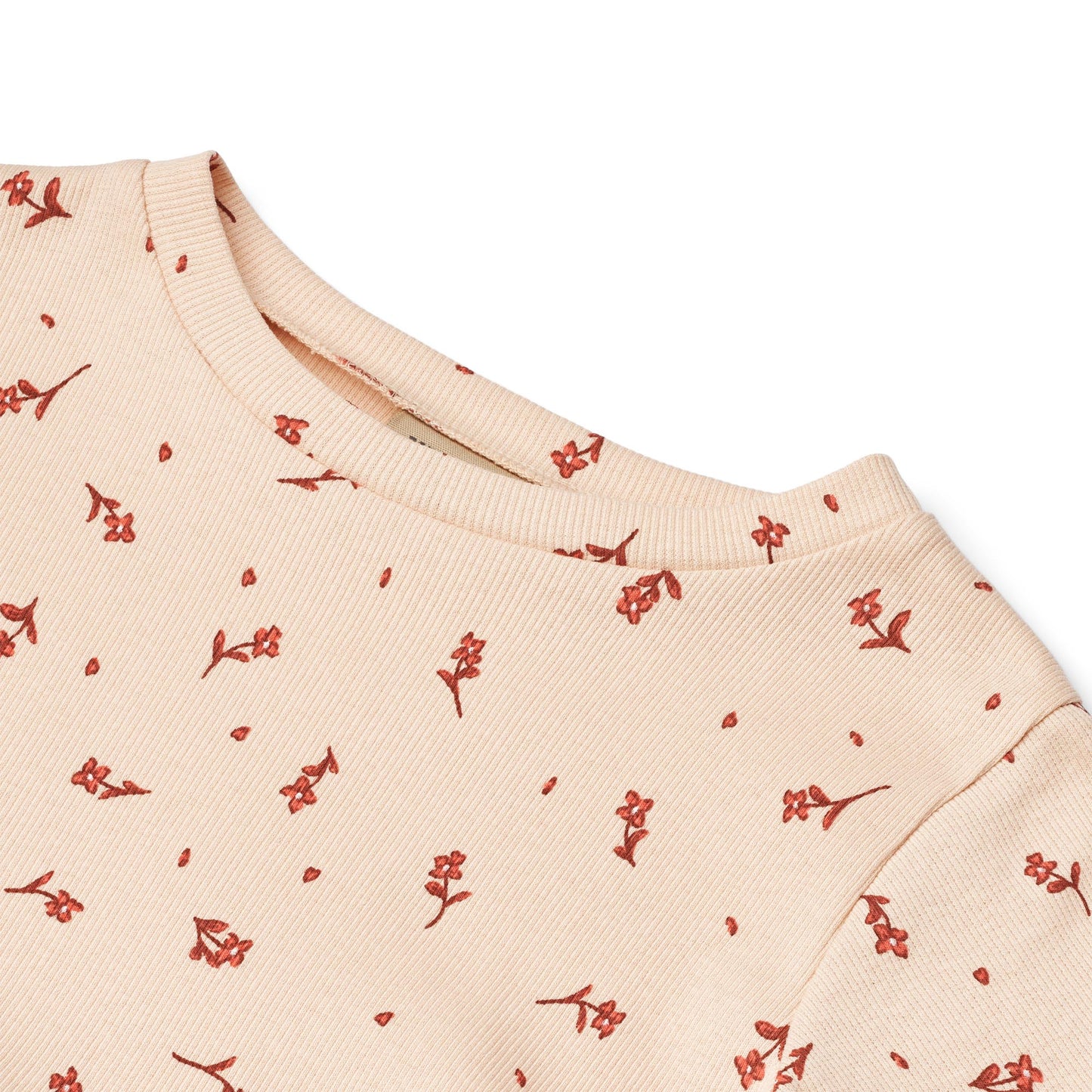 Rib Jersey Dress Anna - Flower
