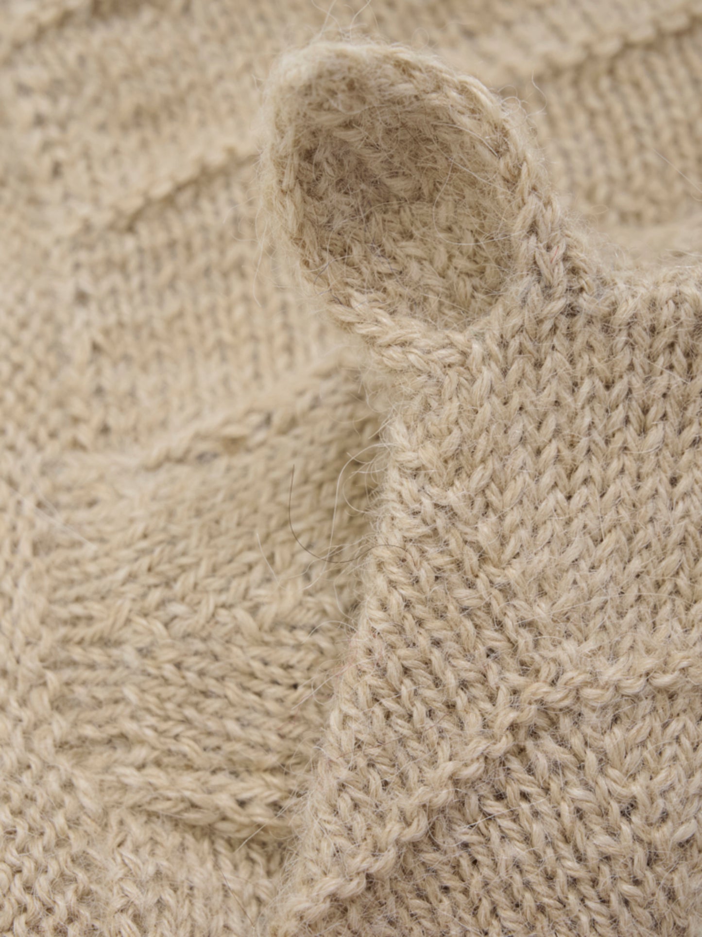Bonnet Ears Alpaca Wool Knit