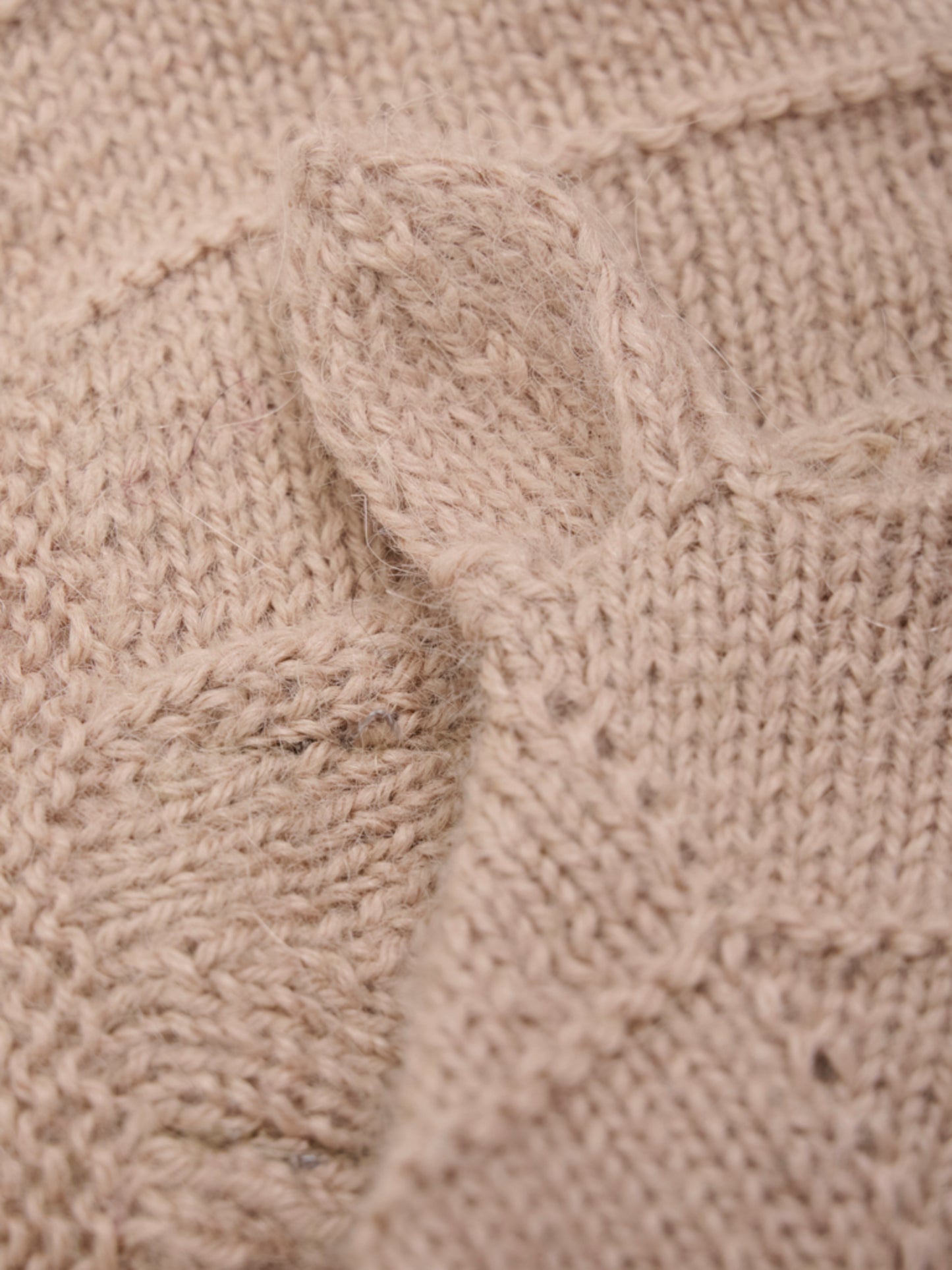 Bonnet Ears Alpaca Wool Knit