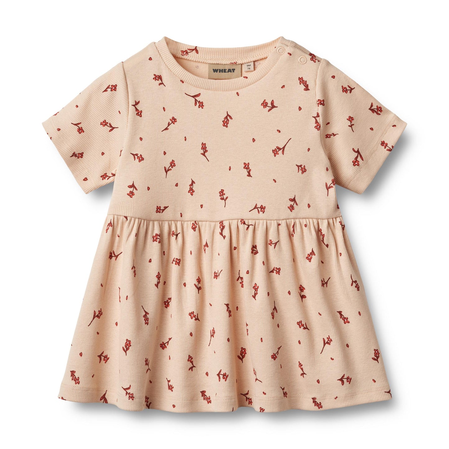 Rib Jersey Dress Anna - Flower