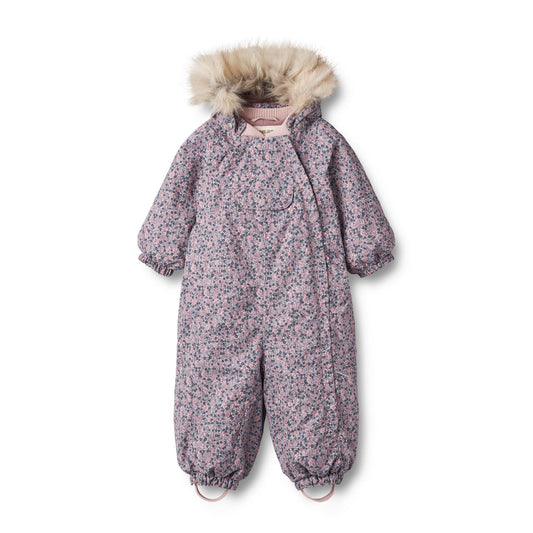 Snowsuit Nickie Tech - Winter flowers