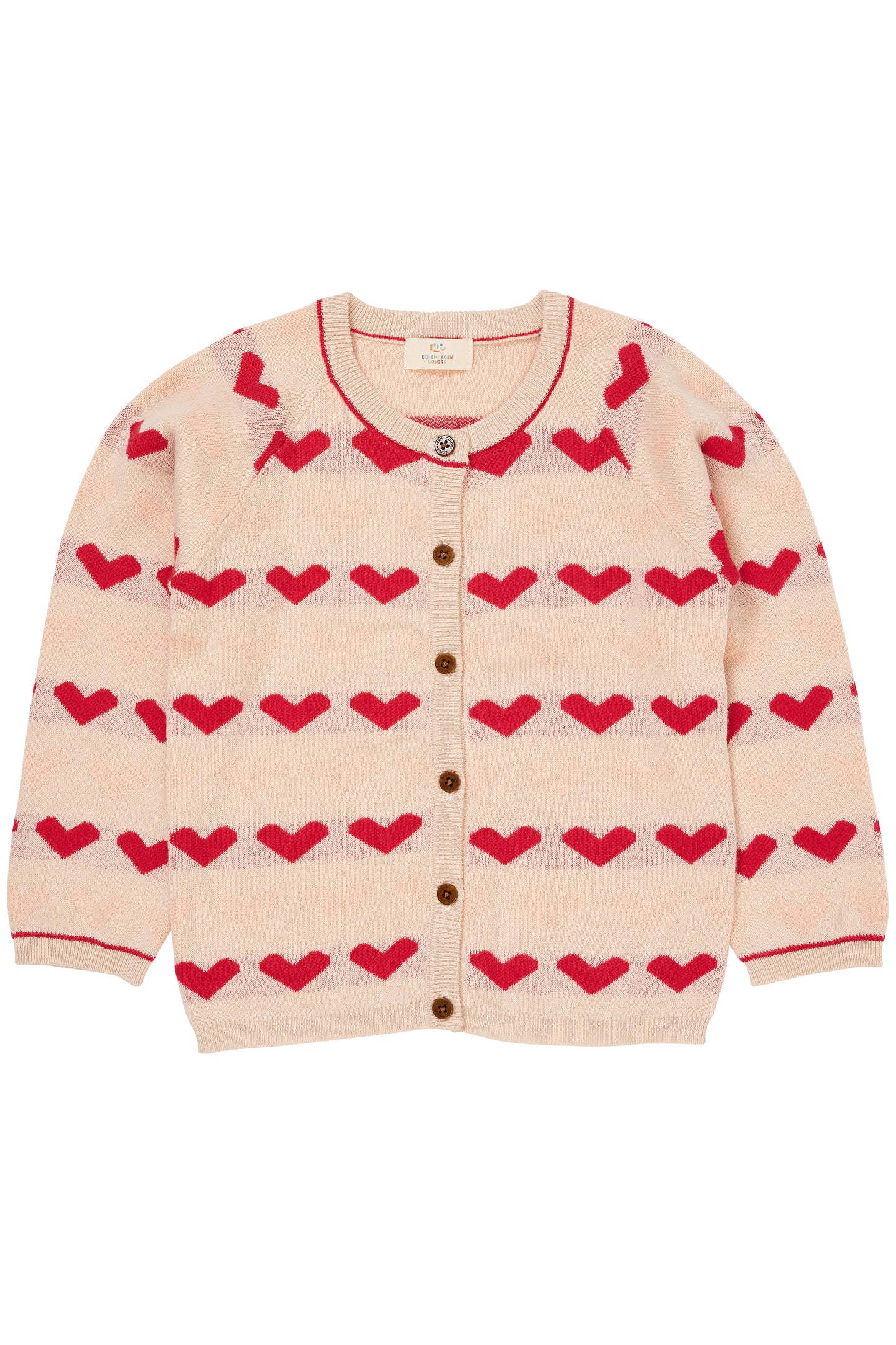 Knitted Heart Cardigan