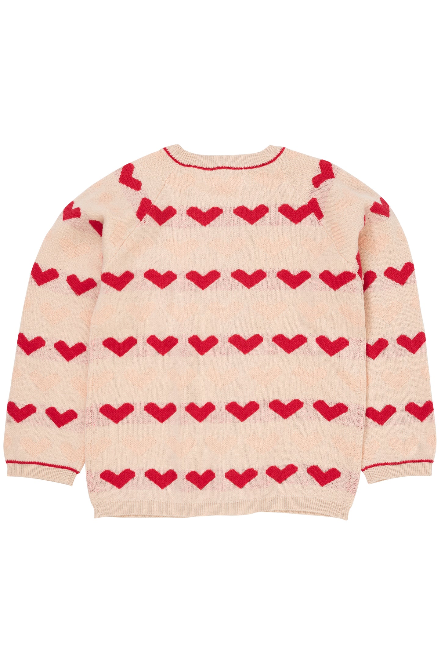 Knitted Heart Cardigan