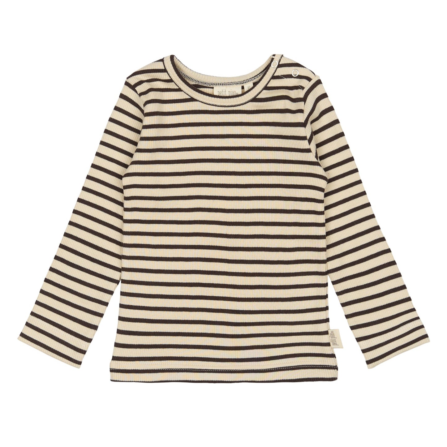 T-Shirt L/S Modal Striped - NEW