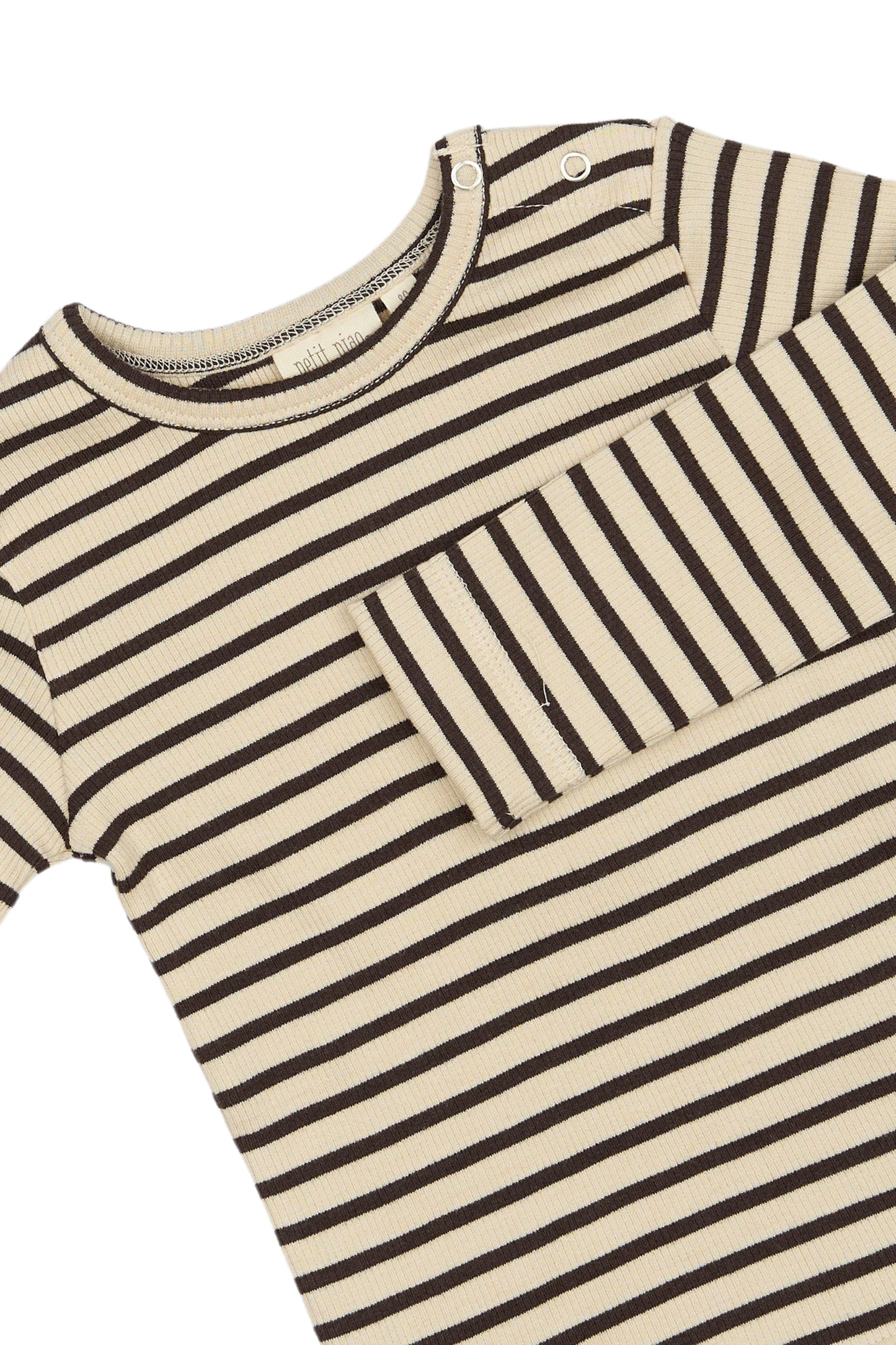 T-Shirt L/S Modal Striped - NEW