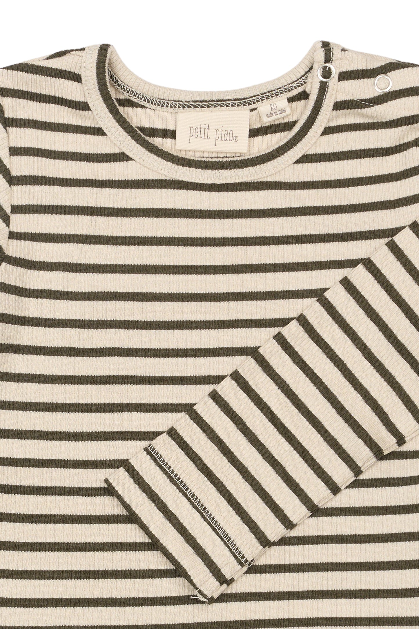 T-Shirt L/S Modal Striped - NEW