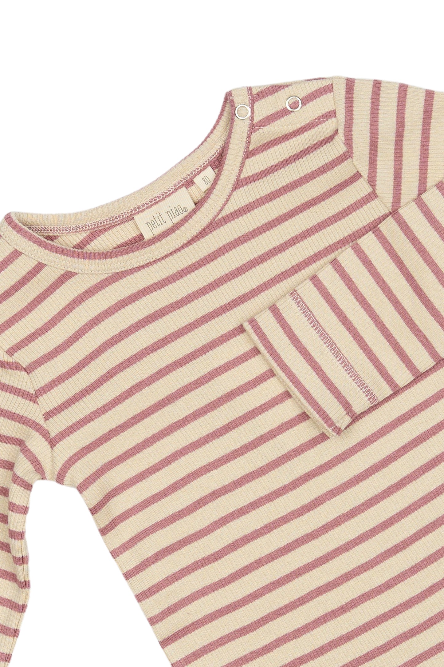 T-Shirt L/S Modal Striped - NEW
