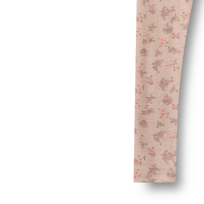 Wool Leggings Agi - Flowers