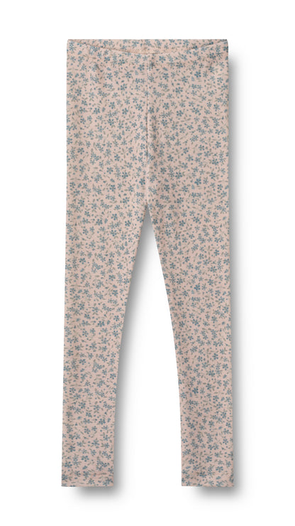 Wool Leggings Agi - Flowers
