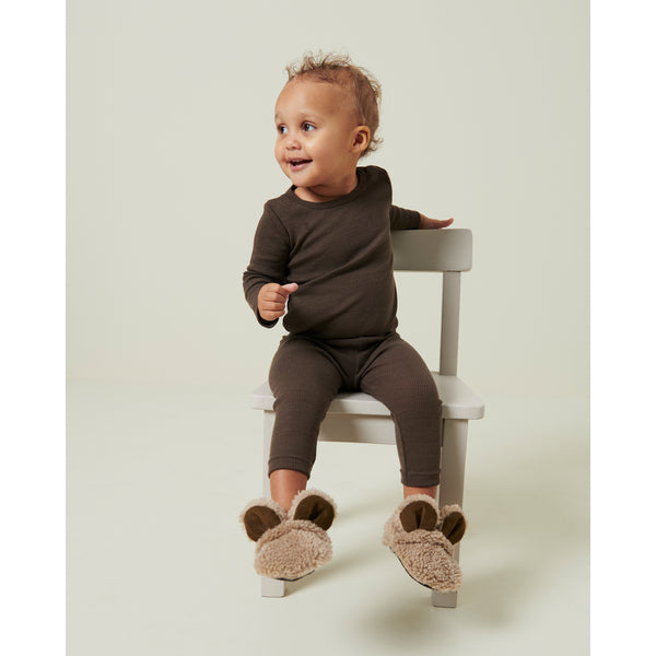 Leg Leggings - Wool Rib