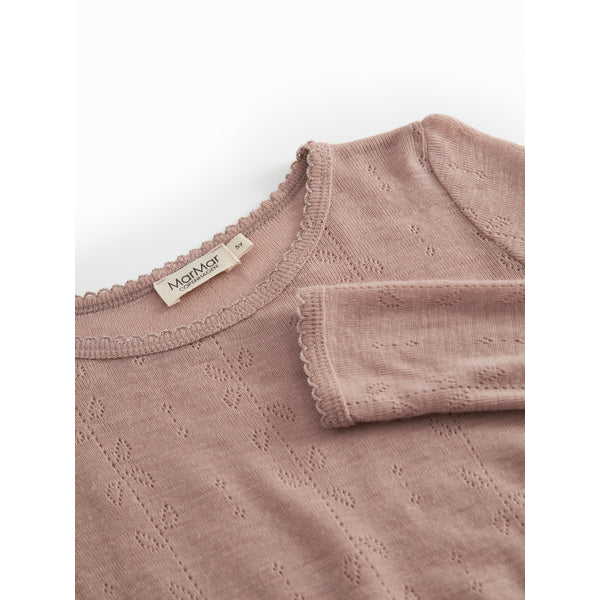 Tamra Langermet - Wool Pointelle