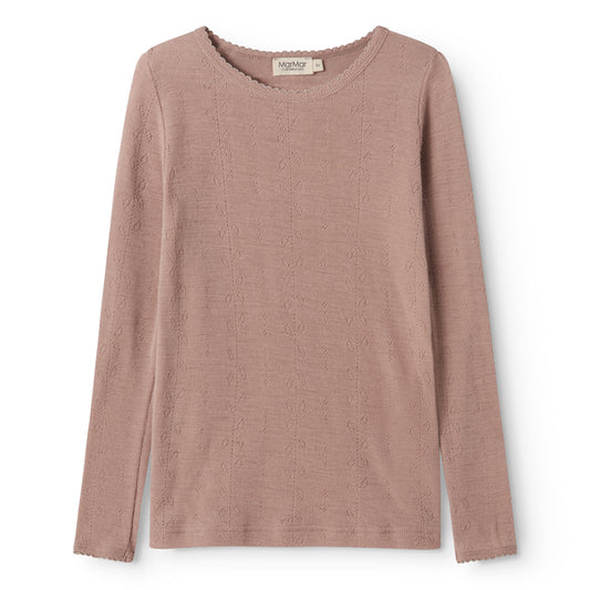 Tamra Long Sleeve - Wool Pointelle
