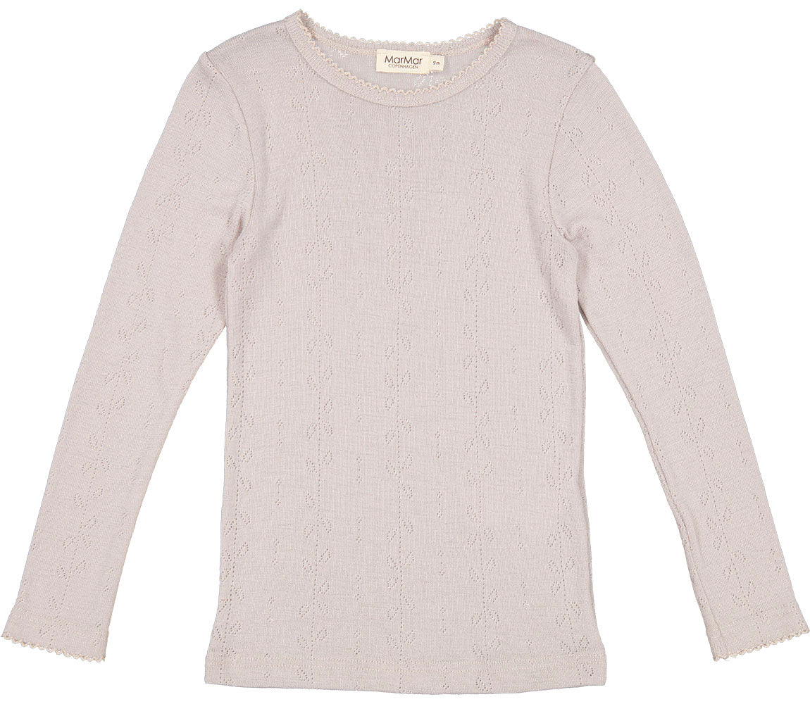 Tamra Long Sleeve - Wool Pointelle