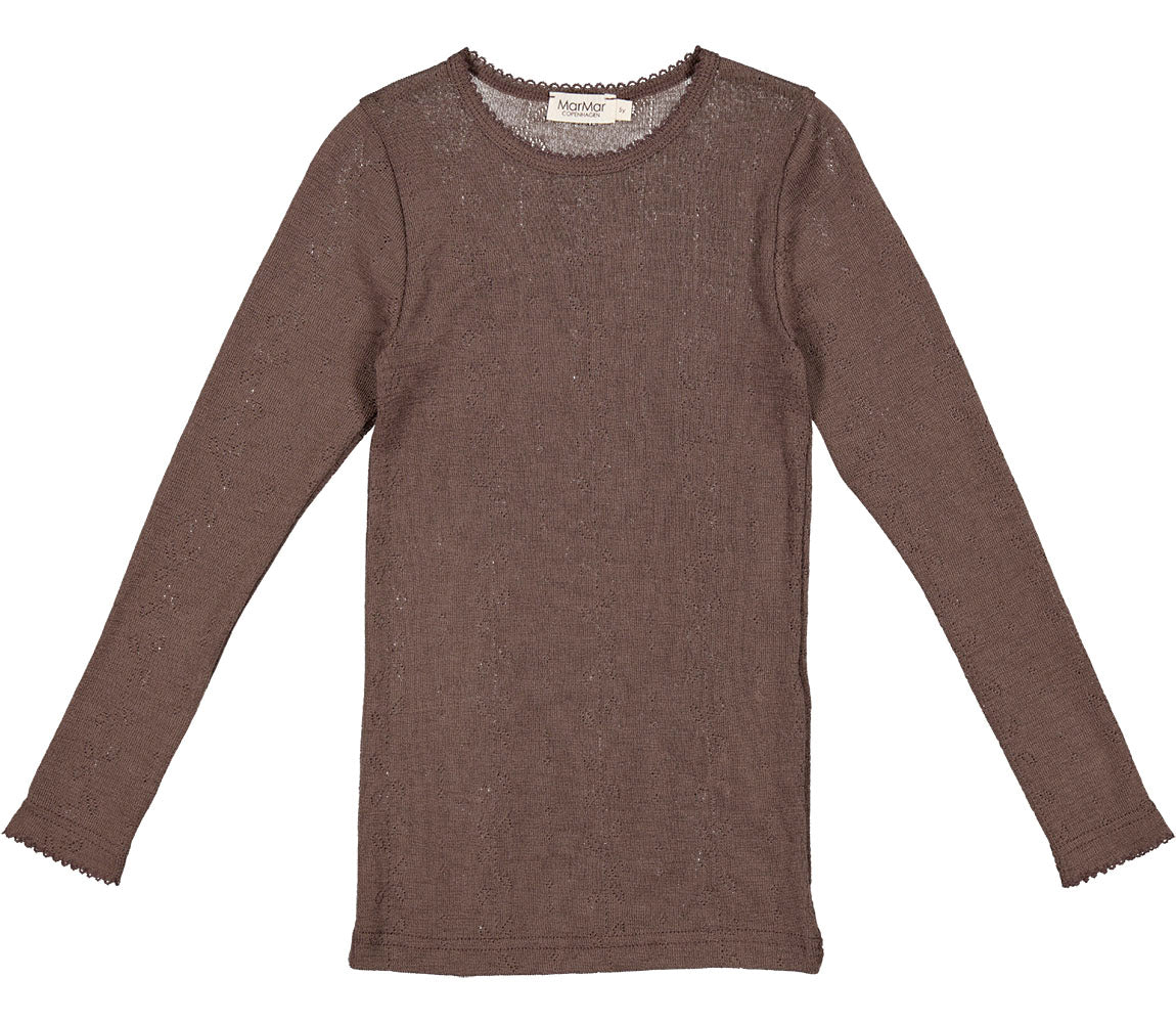 Tamra Long Sleeve - Wool Pointelle