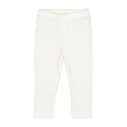 Leg Leggings - Wool Pointelle