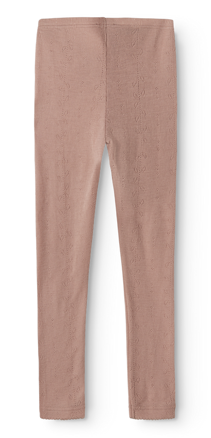 Leg Leggings - Wool Pointelle