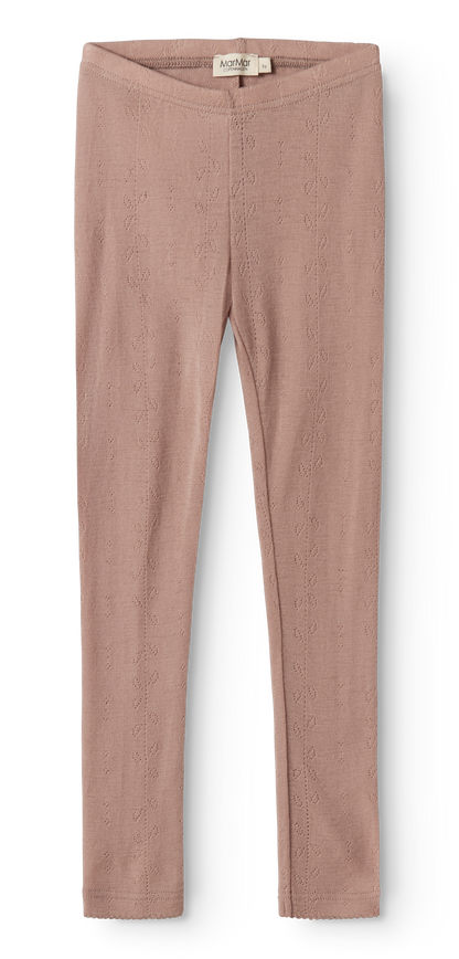 Leg Leggings - Wool Pointelle