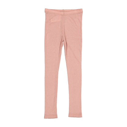Leg Leggings - Wool Pointelle