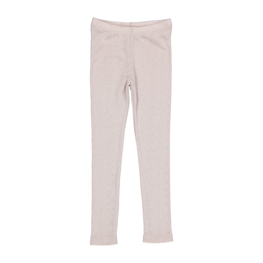 Leg Leggings - Wool Pointelle