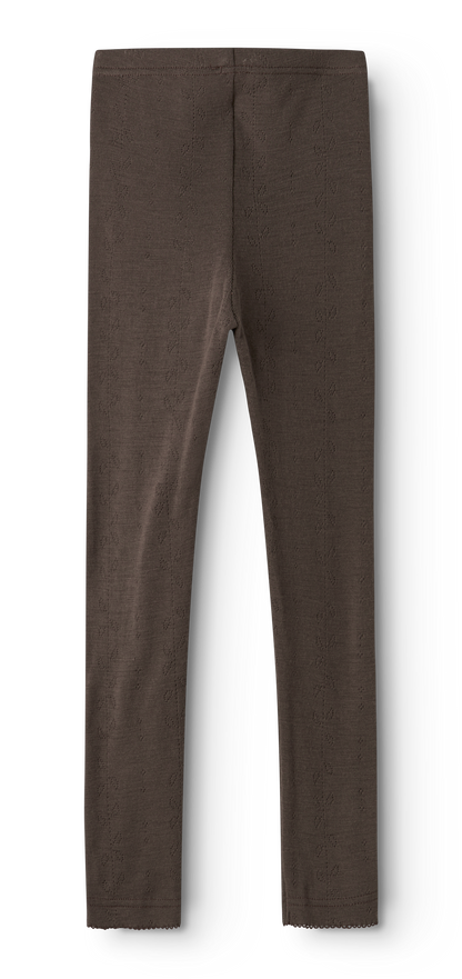 Leg Leggings - Wool Pointelle