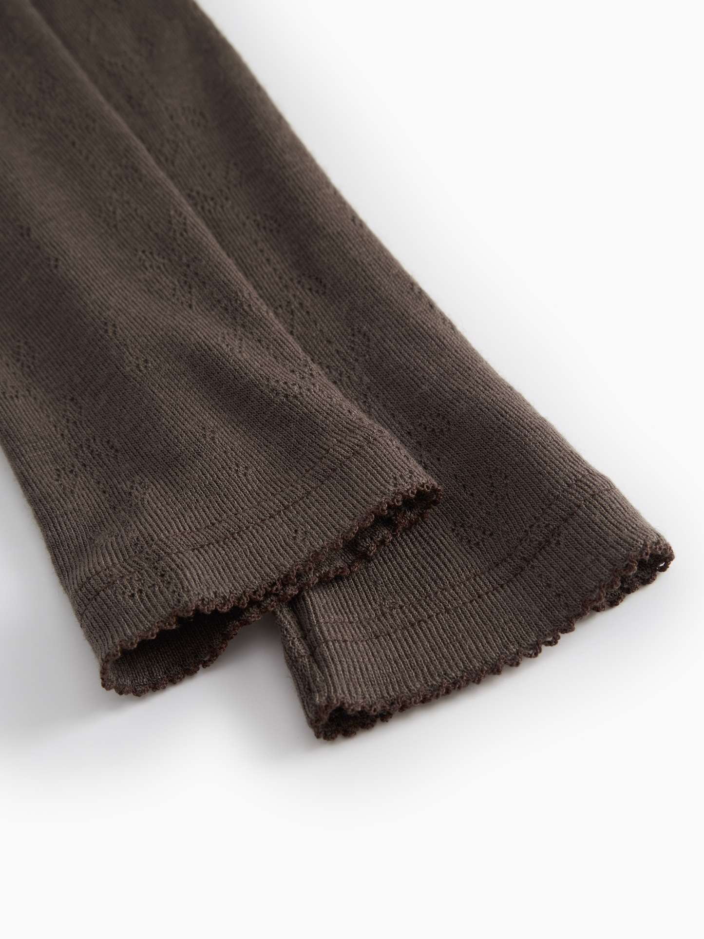 Leg Leggings - Wool Pointelle