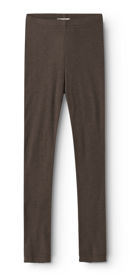 Leg Leggings - Wool Pointelle