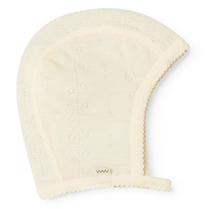 Hoody Hat - Wool Pointelle