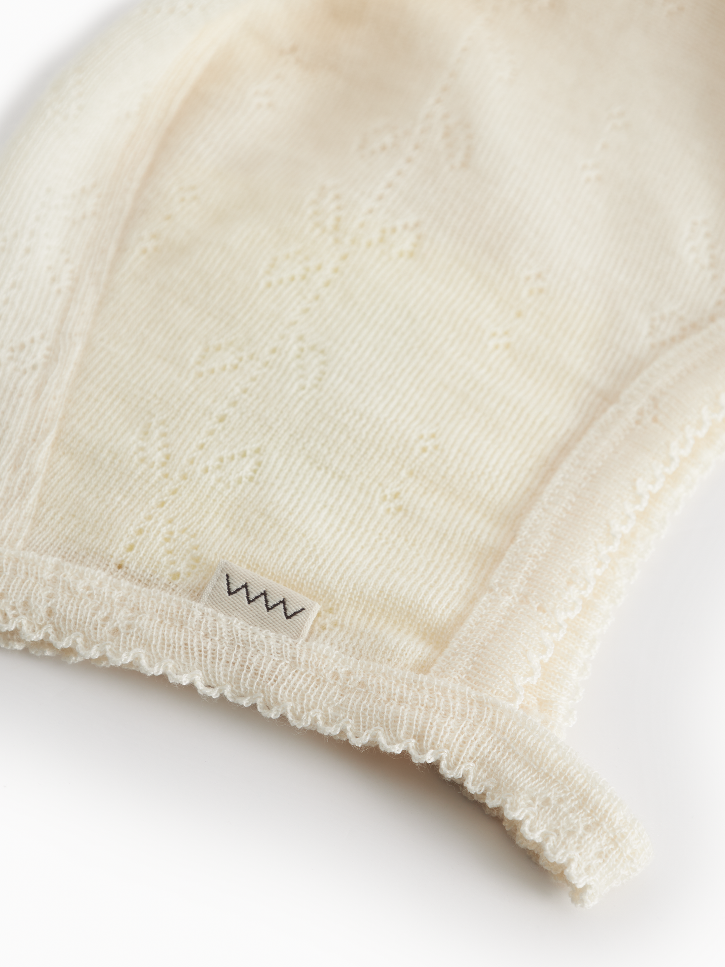 Hoody Hat - Wool Pointelle