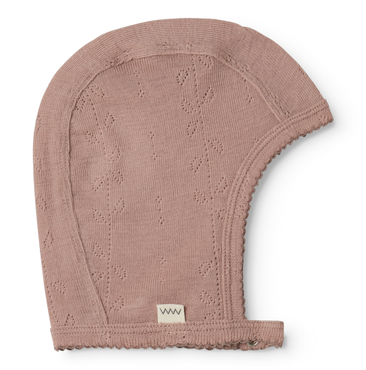 Hoody Hat - Wool Pointelle