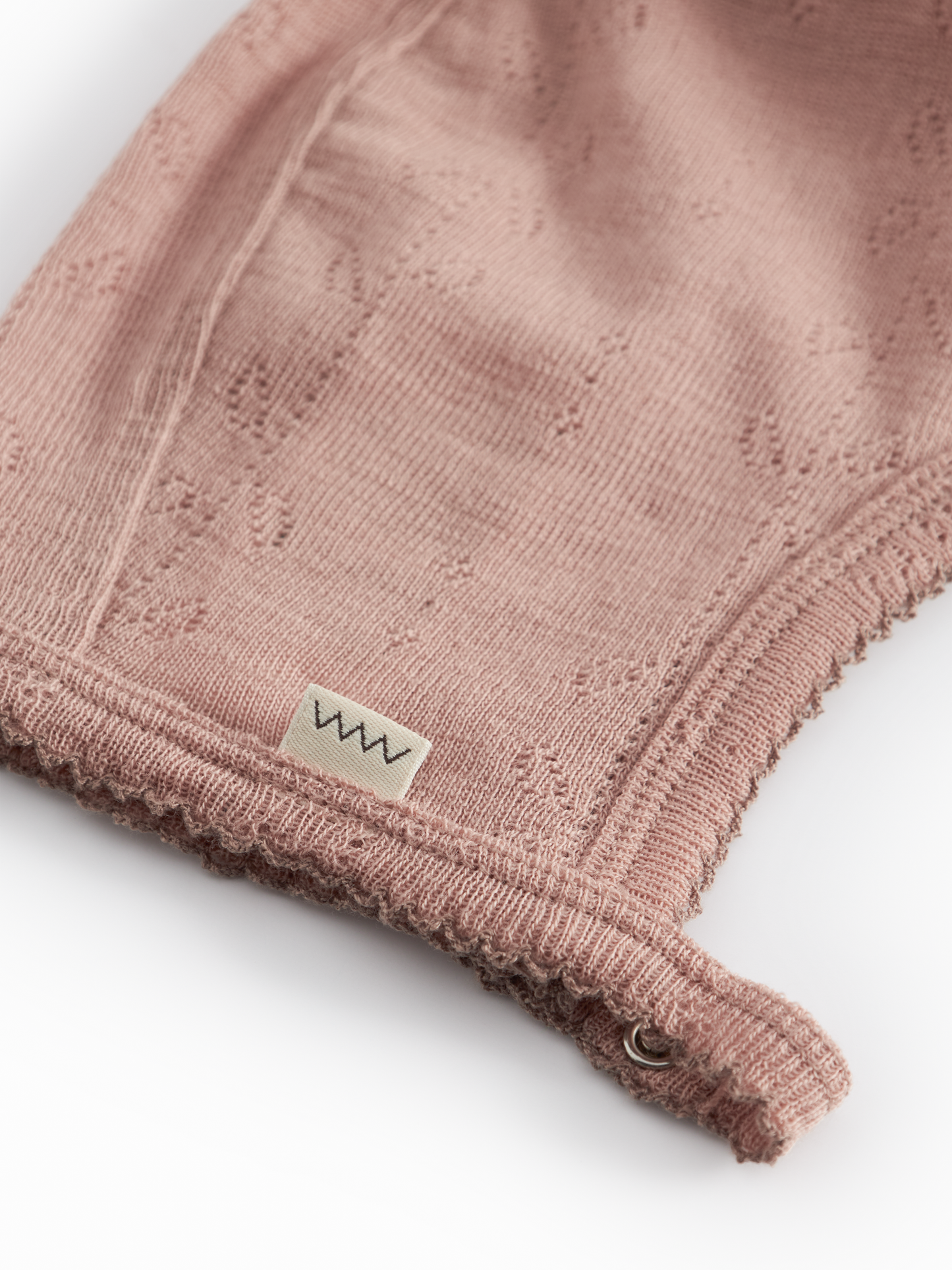 Hoody Hat - Wool Pointelle