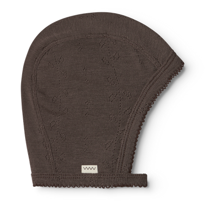 Hoody Hat - Wool Pointelle