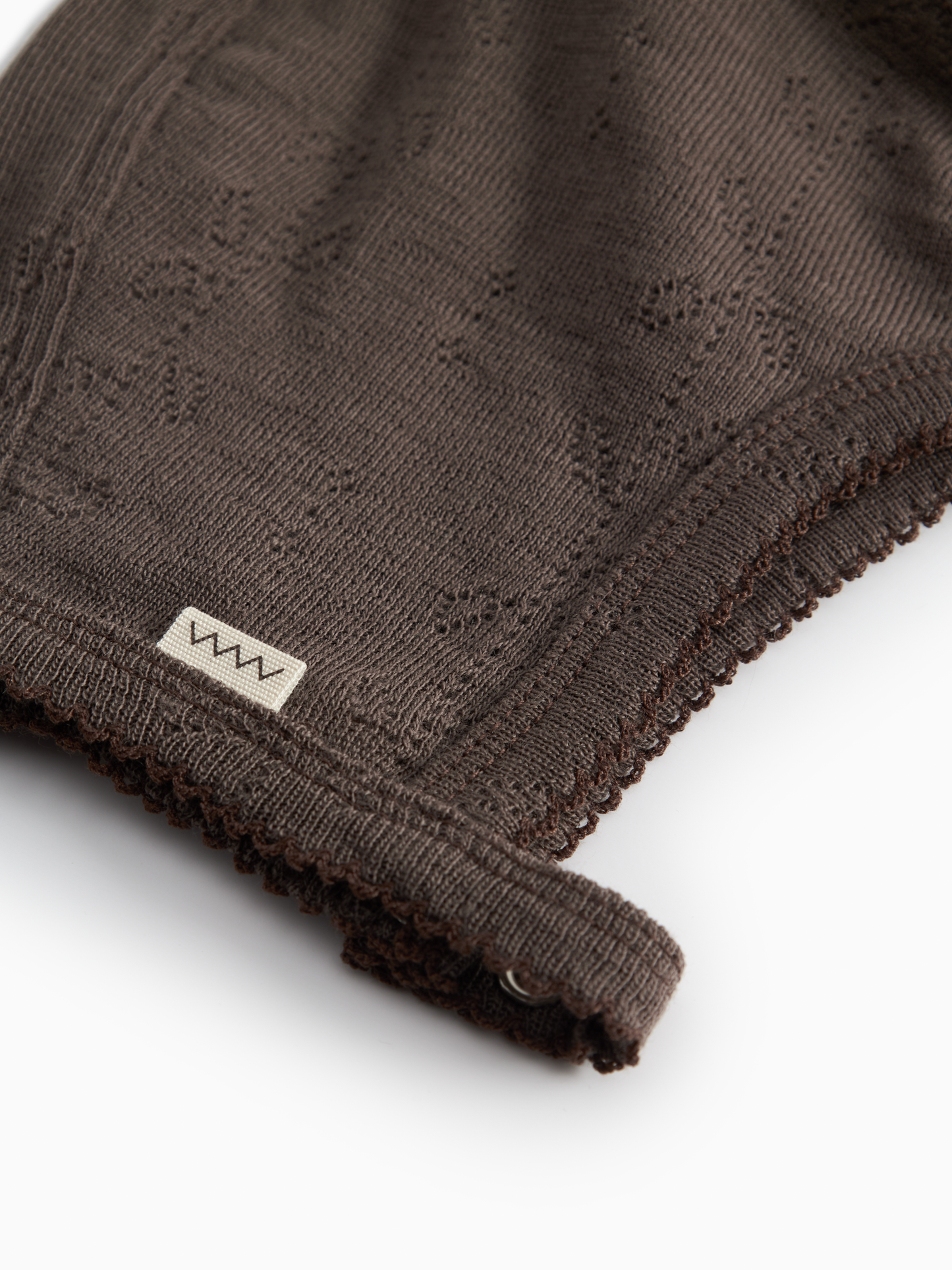 Hoody Hat - Wool Pointelle