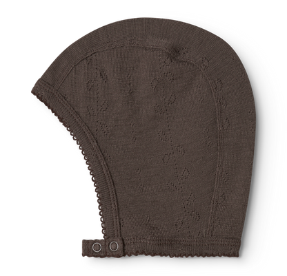 Hoody Hat - Wool Pointelle
