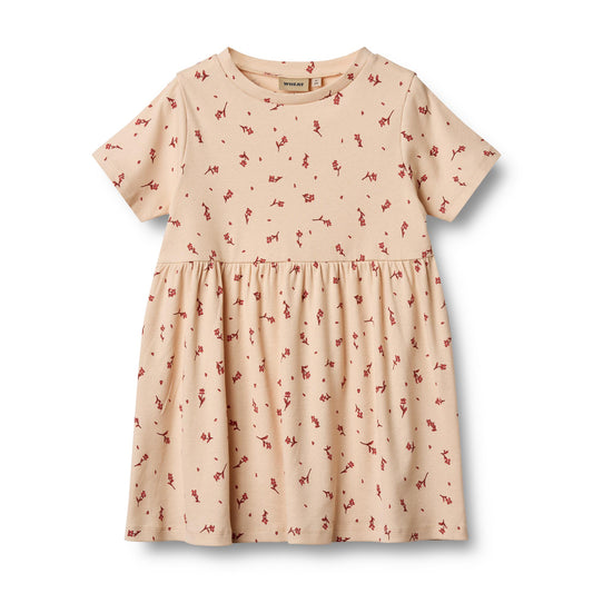 Rib Jersey Dress Anna - Flower