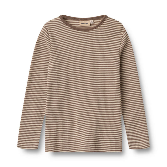 Wool T-Shirt L/S Alfie - Stripes