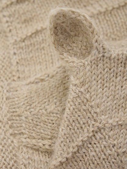 Bonnet Ears Alpaca Wool Knit