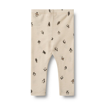 Wool Leggings Agi - Penguins