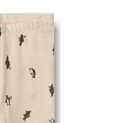 Wool Leggings Agi - Penguins