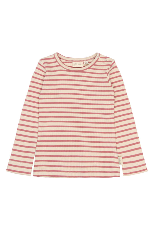 T-Shirt L/S Modal Striped - NEW