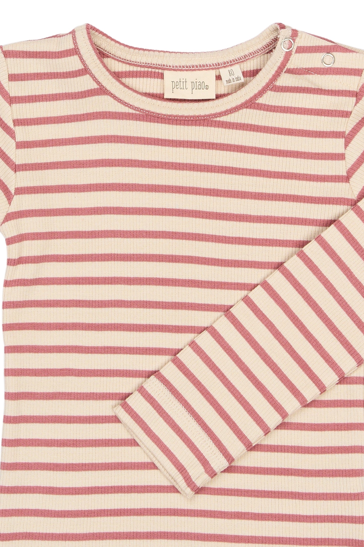 T-Shirt L/S Modal Striped - NEW