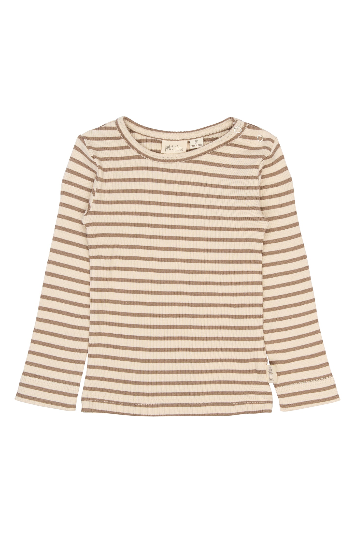 T-Shirt L/S Modal Striped - NEW