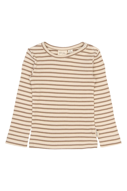 T-Shirt L/S Modal Striped - NEW