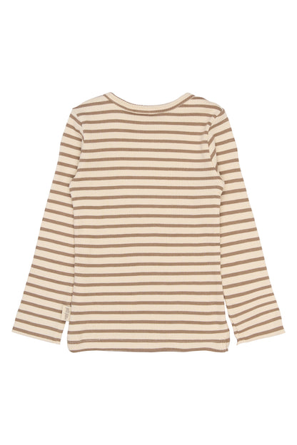 T-Shirt L/S Modal Striped - NEW