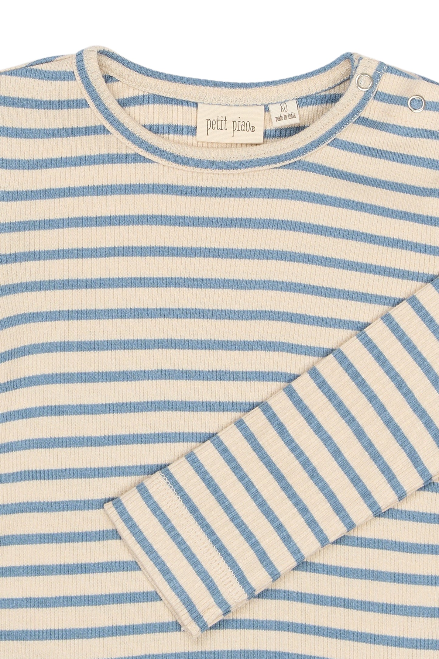T-Shirt L/S Modal Striped - NEW