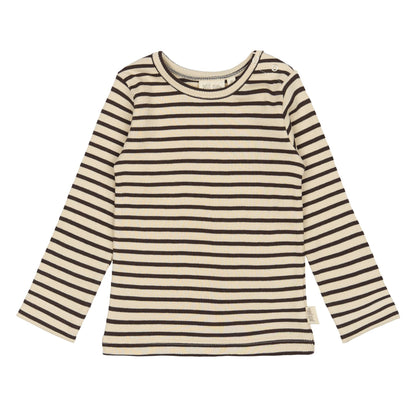 T-Shirt L/S Modal Striped - NEW