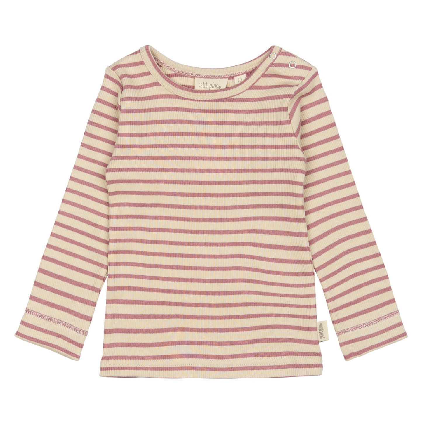 T-Shirt L/S Modal Striped - NEW