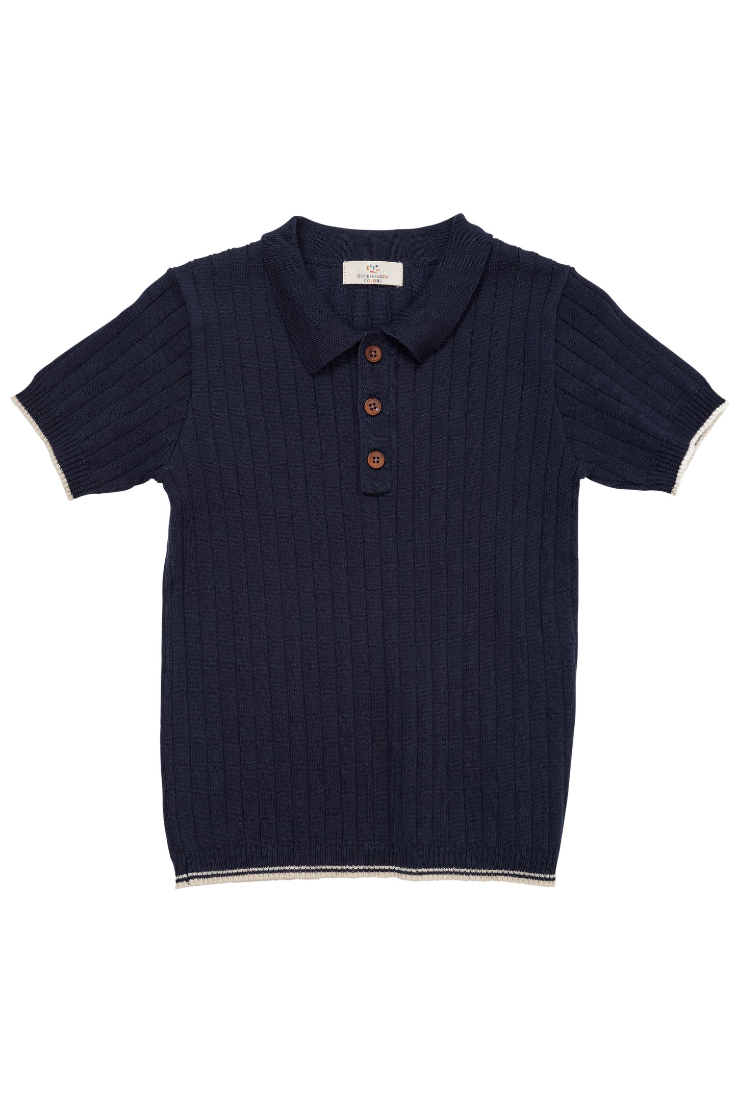 Ribb Knitted Polo