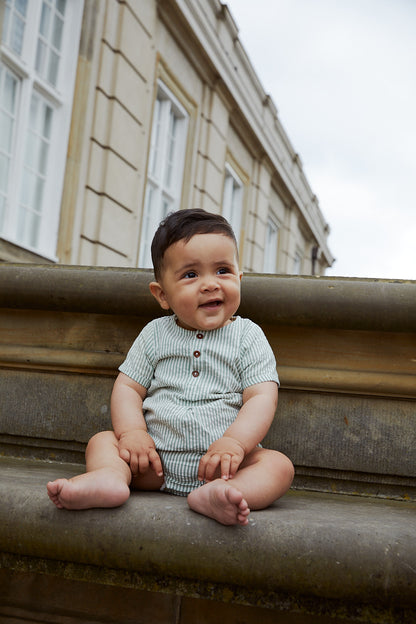 Seersucker Romper